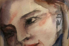 Mädchenskizze aus früheren Jahren