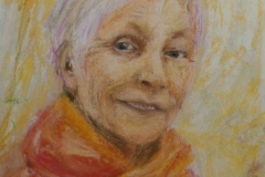 eine große Frau