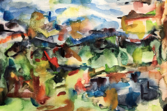 die Stadt und die Berge